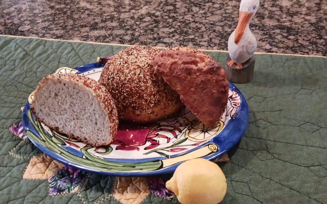 Peasant Bread Made with Kefir Whey